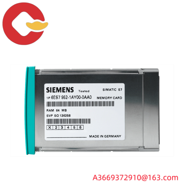 SIEMENS 6ES7952-1KL00-0AA0 MEMORY CARD - Industrial Control Module