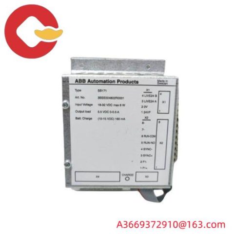 ABB SB171 - 3BSE004802R0001 Power Supply, Designed for Precision Control
