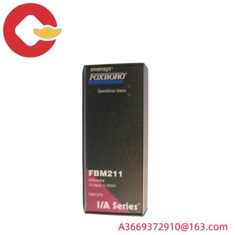 Foxboro FBM211 P0914TN Differential Input Module - Precision Control for Industrial Automation