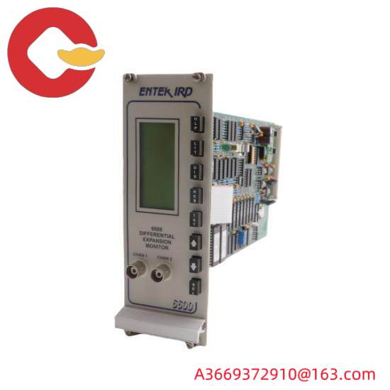 ENTEK IRD C6688, 6688, 6600 Differential Expansion Monitor Dual Channel