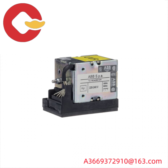 ABB 1SDA038312R1 UnderVoltage Release Supply Voltage, Industrial Control Module