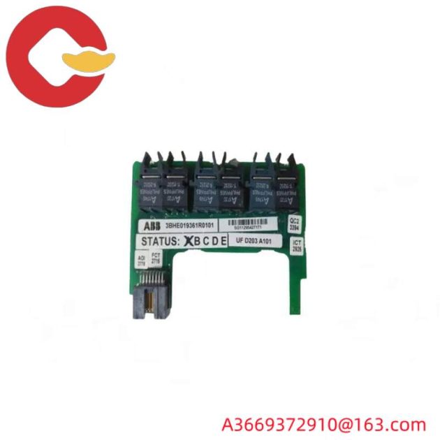 ABB 3BHE019361R0101 UFD203A101 - Advanced Control Board for Industrial Automation