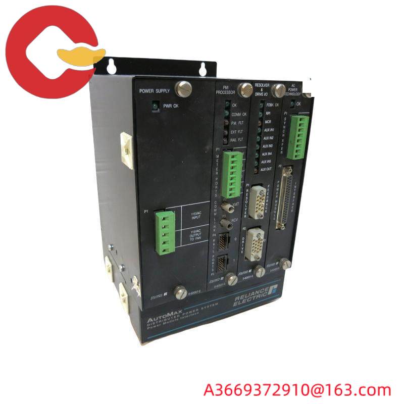 reliance_electric_805401-3s_slot_rack_w_cards_power_supply_pmi_processor.jpg RELIANCE 9097-1126 Control Module