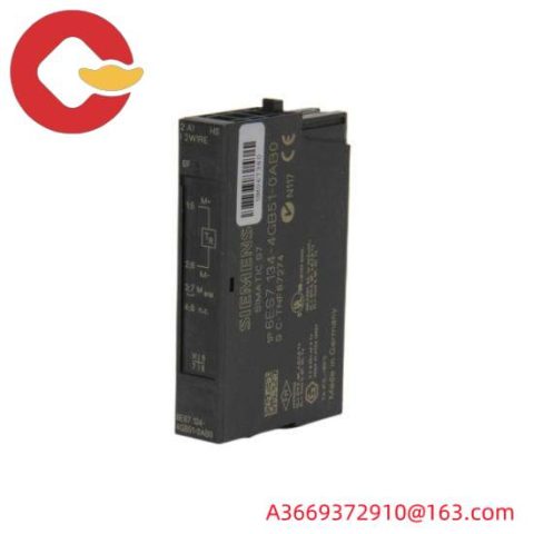 SIEMENS ET200S Analog Input Module - 2AI High Speed, 6ES7134-4FB52-0AB0