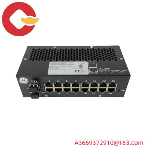Emerson IS420ESWBH2AMK6E IONet Switch, 16 Copper Ports & 2 FX Multimode Fiber Ports